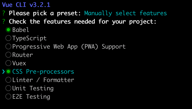 Select Features