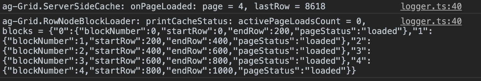 Server-side Row Model
