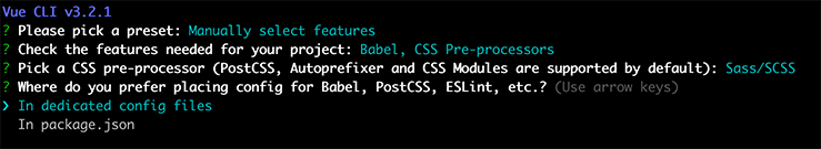 Config files