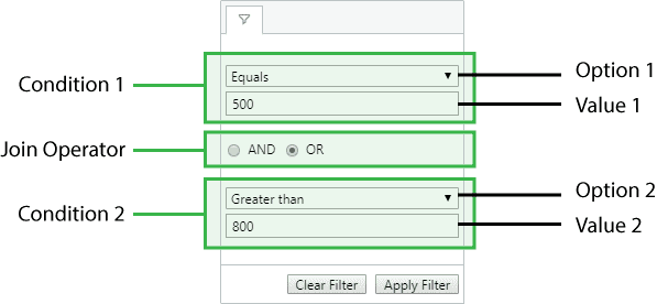 Filter Panel Component