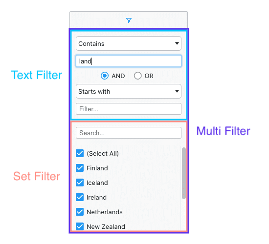 Multi Filter