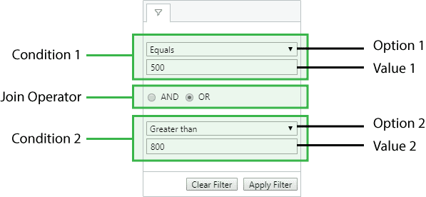 Filter Panel Component