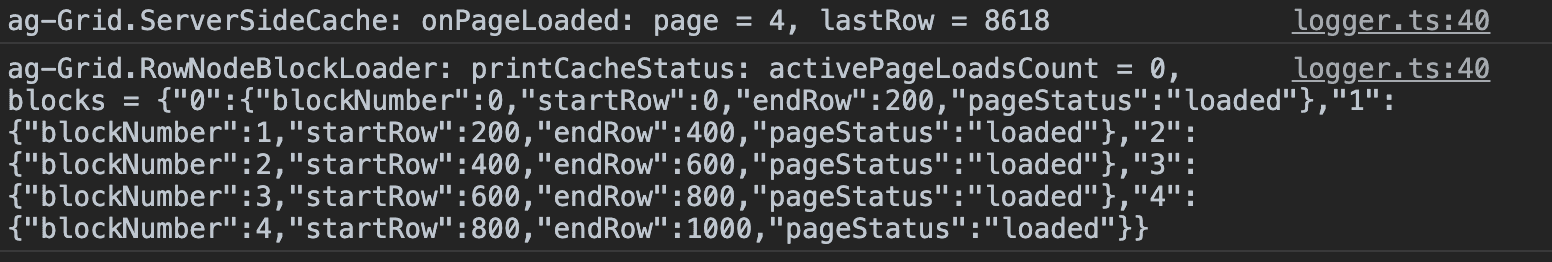 Console Output