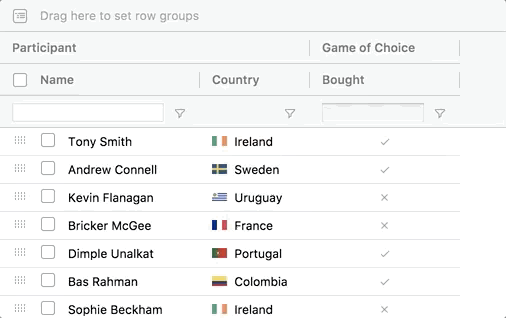 Grouping Rows