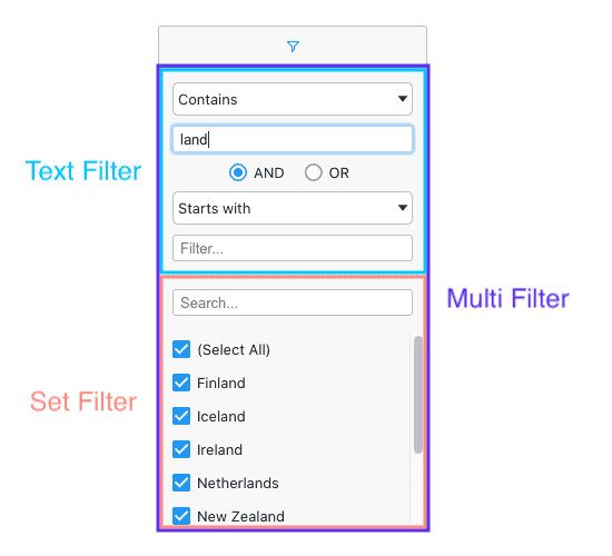 Multi Filter