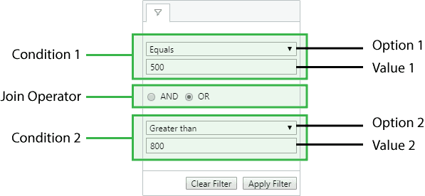 Filter Panel Component