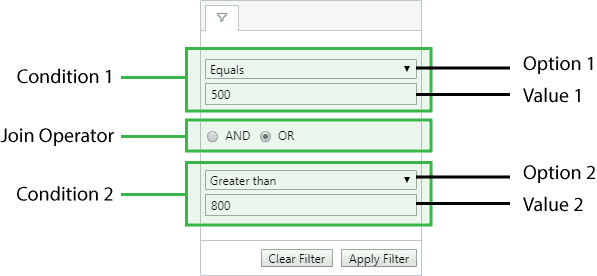 Filter Panel Component