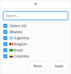 Set Filter