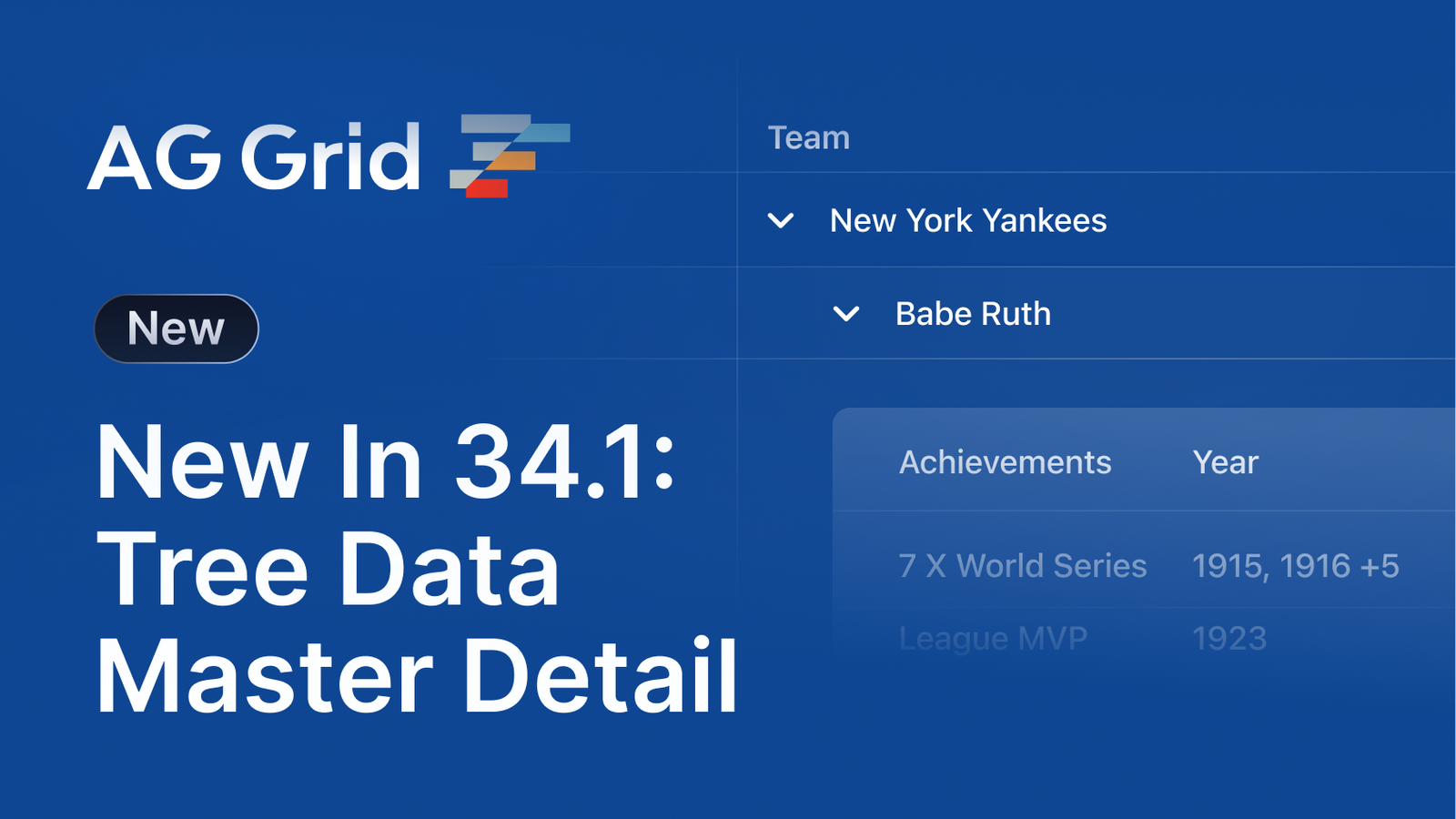 AG Grid 34.1.0 release