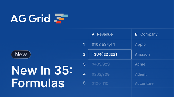 What's New in AG Grid 35