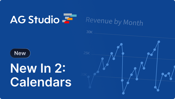 What's new in AG Studio 2.0: JavaScript embedded analytics