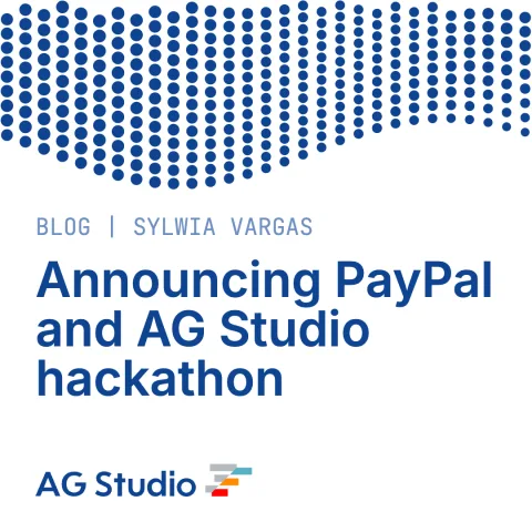 Announcing PayPal and AG Studio hackathon