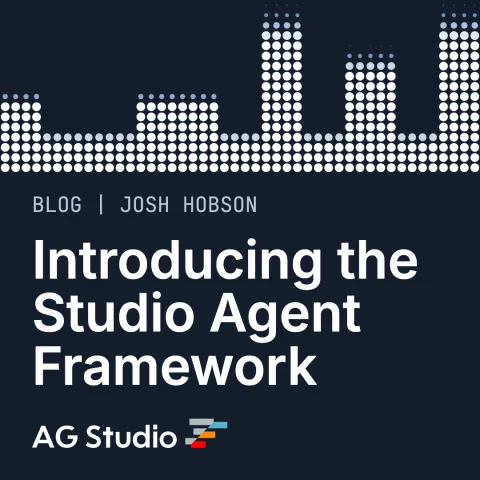 Introducing the Studio Agent Framework